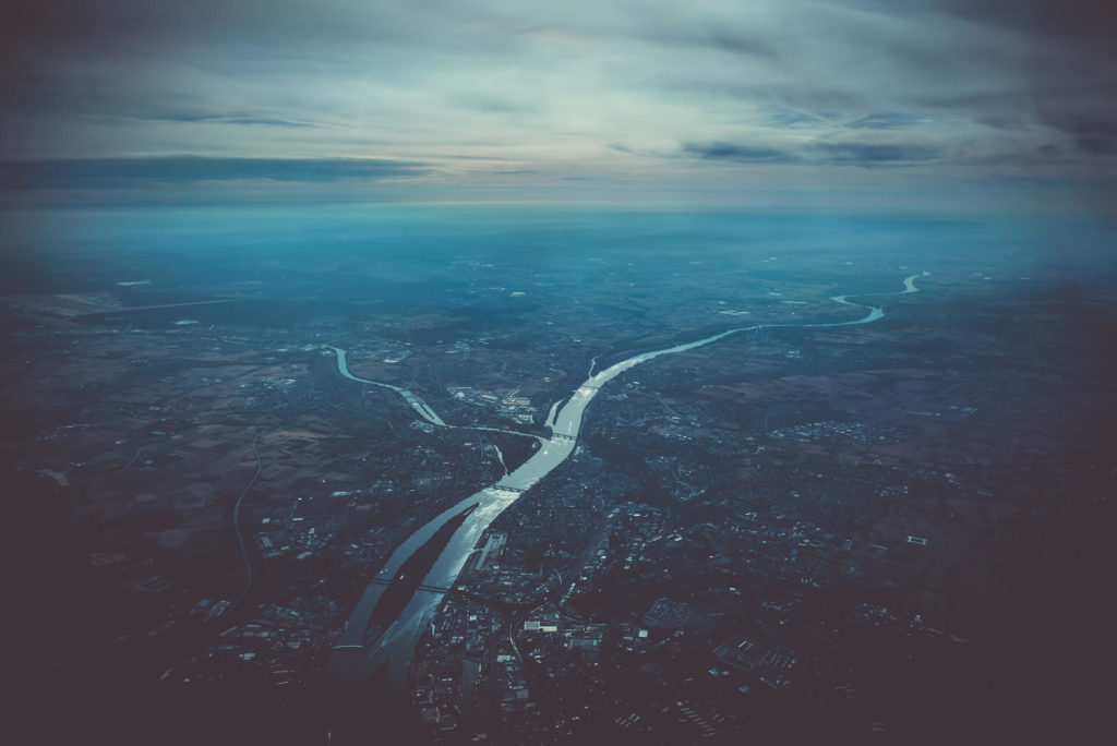 World landschaft mainz stadt von oben